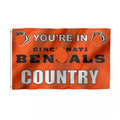 Fast Delivery Factory Cincinnati Bengals Flags 3x5ft 100% Polyester Used in SuperBowl Custom Cincinnati Bengals Flag