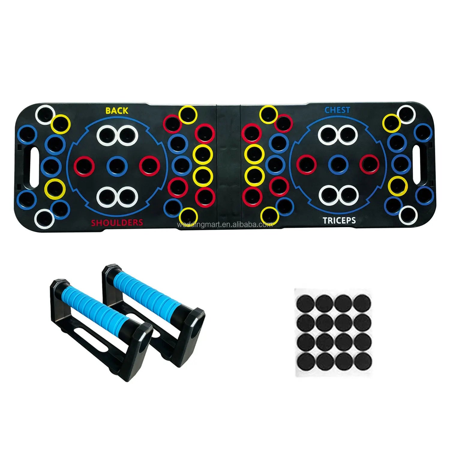 ONESTARSPORTS Wholesale New Arrivals Push up Board  Holes Muscle Training Exercise Home Portable Push-up Bracket