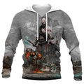Fitspi Wholesale Custom Hot Game Design Printed Hoodies Sweater Men's Long Sleeved Sweatshirt Pullover