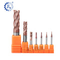 4 Flutes Square Flat Milling Cutter for Steel CNC High Precision Metal Four Flat End Milling Cutter