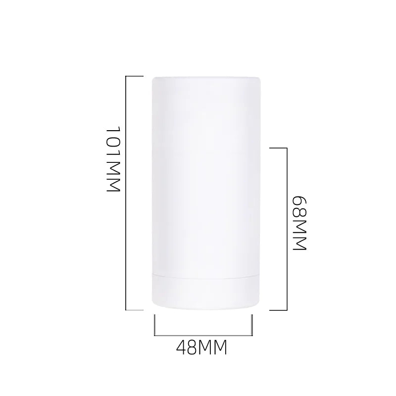 Sunripack Luxury 50g PET Empty Lip Balm and Deodorant Stick Container White Cardboard Plastic Jar for Adult Skin Care Serum MegaBDM