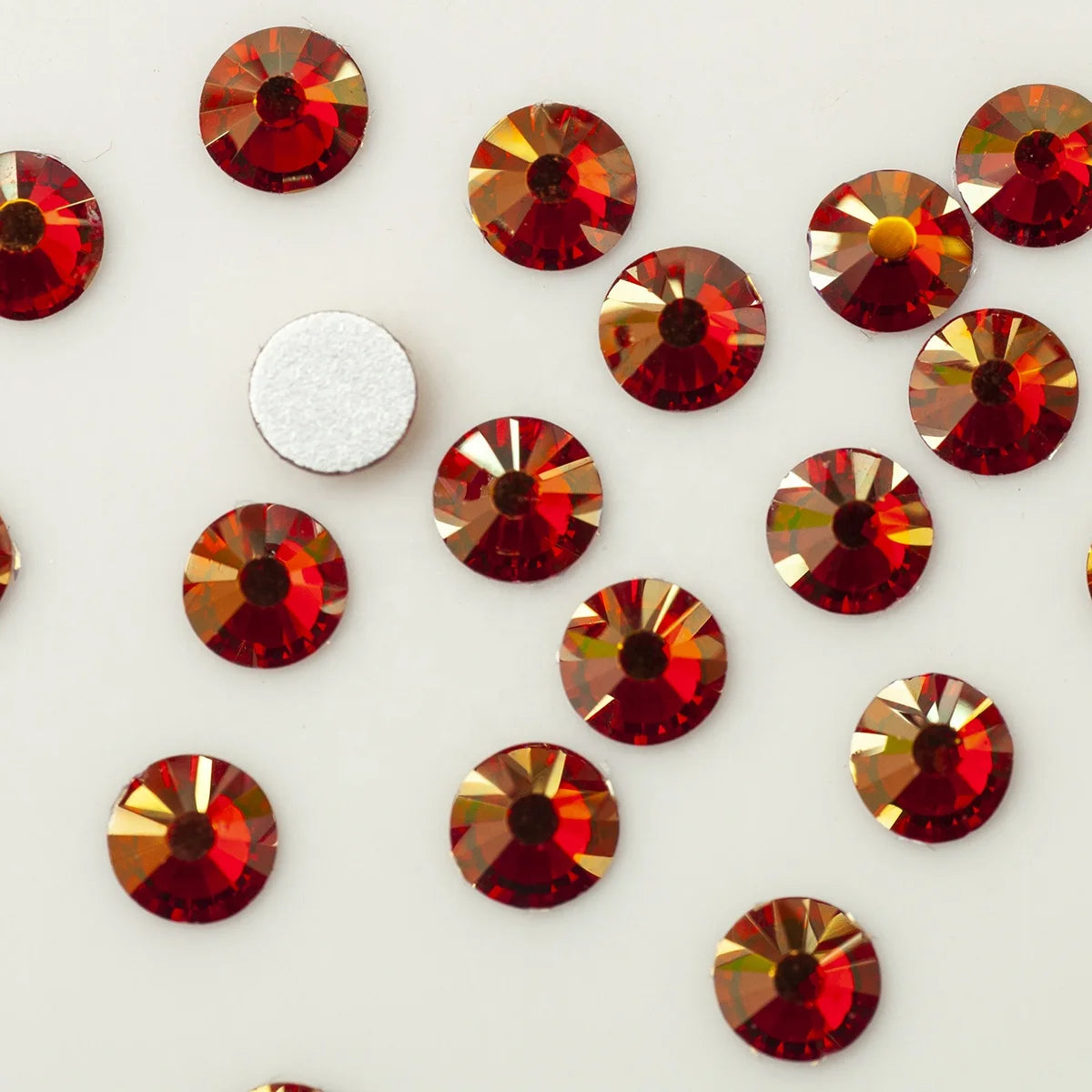 Factory Wholesale Siam AB Flat Back Strass Crystal Non Hot Fix Glass Rhinestones for Bra