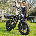 VOMO X50 Electric Bike Rear Hub Motor 250W 7-Speed Steel Frame Hydraulic Disc Brakes Adult & Kids City Bike
