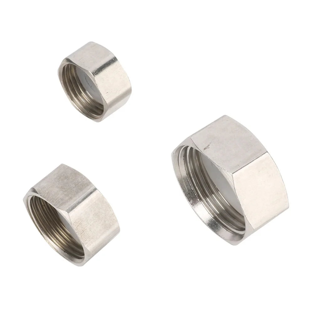 1/2" 3/4" 1" Female Thread End Plug with Rubber Washer Plumbing Pipe Accessories SS Pipe Fittings