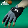 XG82 Newest Men Fingerless Billiard Shooters Pool Cue Gloves Accessories Comfortable Soft Lightweight Snooker Gloves Manufacture MegaBDM