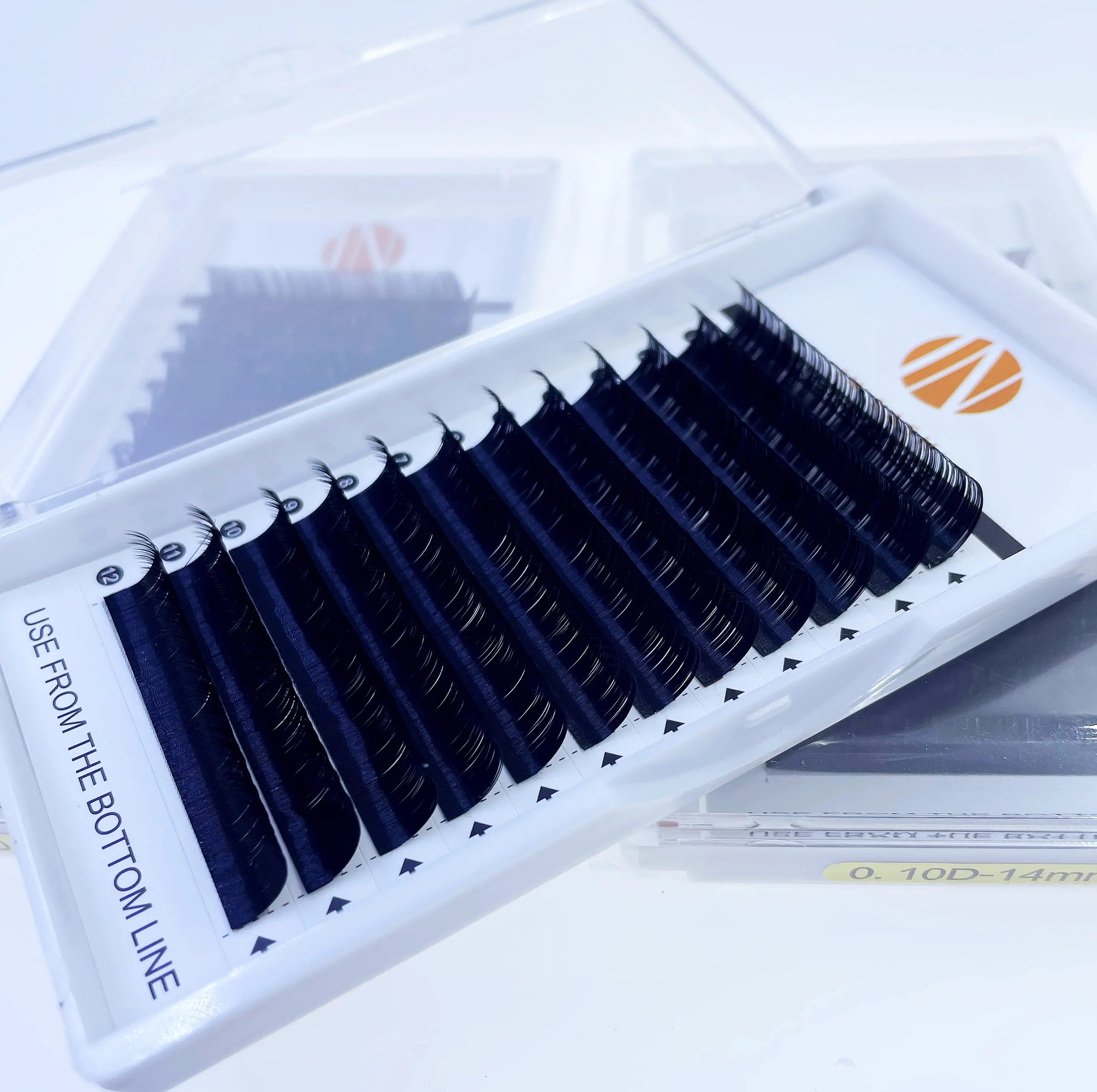 Wholesale Individual Synthetic Eyelash Extensions Private Label Custom Fast Fanning Russian Volume