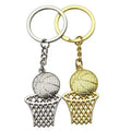 Sports Keychain Metal Basketball Sport Keychain Wholesale Basketball Key Chain