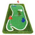 Personal Customized OEM Mini Golf Mat Artificial Grass Mat Golf Practice Golf Training Assistance Product MegaBDM