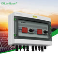 CNLonQcom Solar Power System IP65 Waterproof 2 in 2 OUT 2 Ways Array String PV Combiner Box for Solar