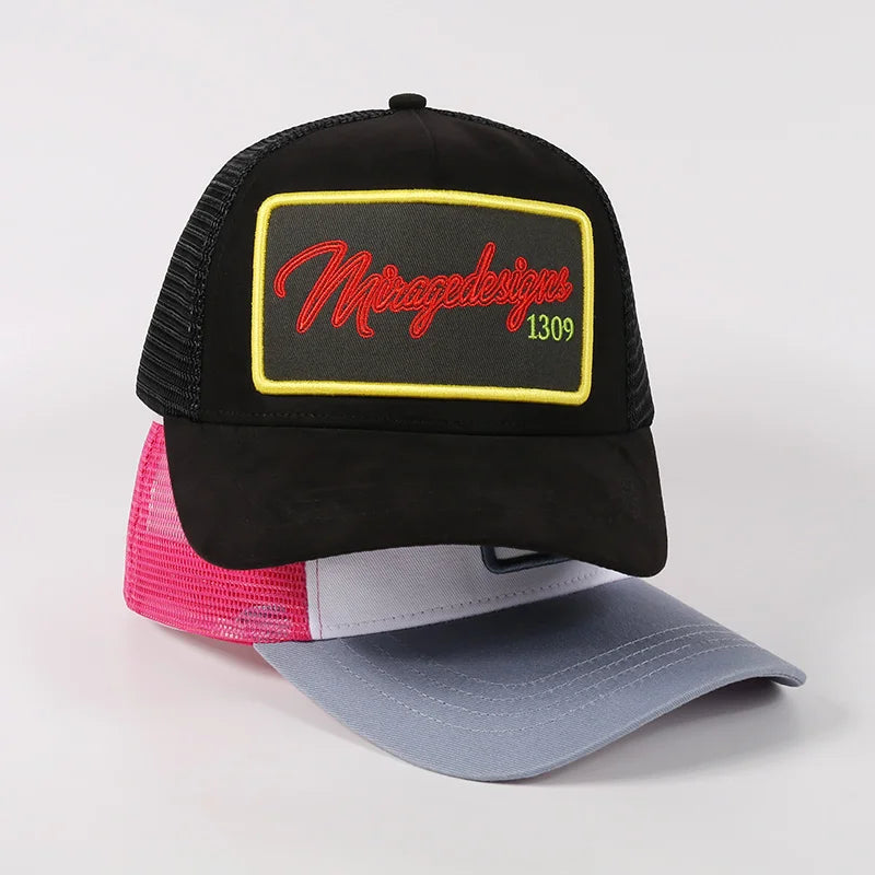 Hot Selling Custom Embroidered Logo Outdoor Performance Beach Hip Hop Fashion Canvas Trucker Hats