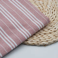 Man Women Stripe Suit 155gsm Garment Clothes Yarn Dyed Cvc Cotton Fabric for Customized Shirts