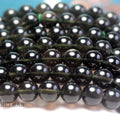 Meihan Wholesale AA Natural Cintamani Stone Meteorite Smooth Round Gem Beads for Jewelry Making Design & DIY