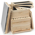 Eight Hives One Deep and One Shallow Beehives Designed for Beekeeping