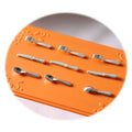 100pcs Dollhouse Miniatures Tableware Mini Cutlery Cheese Knife Fork Spoon Children Toy for Doll House Decor Hotsale