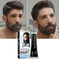 BUNEE Hair Beard Filler Dye Permanent Plant Hair Color Dye Healthy Gentle Formula Mustache Beard Hair Color Dye