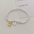 925 Sterling Silver Bear Charm Bracelet Lucky Women Bracelet