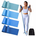 Very Light Latex Durable 1.5m*15cm Yoga Stretch Fitness Resistance Flat Band for Physical Therapy Rehab Home Gym Workout