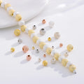 DIY Wholesale 18K Gold Plated Bling Spacers Sparkling Bead Accessories for Necklace Bracelet Charm Fine Jewelry Making