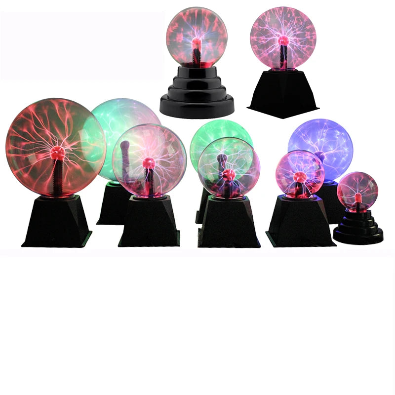 China factory direct electrostatic ball plasma ball lamp USB magic lamp touch voice control magic ball 345678 inch