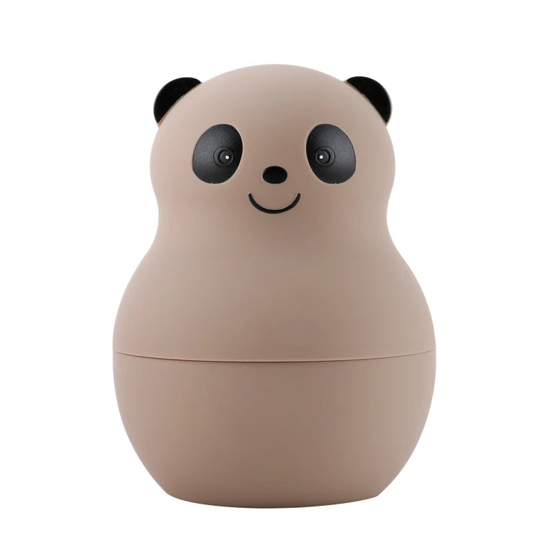Hot Sale Food Grade Educational Toys Silicone Matrioska Doll Stack Toys With Eyes for Kids Funny Silicone Doll