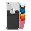 Wholesale Mobile Credit Card Holder ID Card Silicone Phone Card Wallet Promotional Gifts PHW001 Mobile Phone Wallet in Stock
