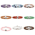 Exquisite Cat Claw Gem Bracelet Handmade Natural Gem Beads Alloy Love Cat Claw Beads Adjustable Bracelet Friendship Gift