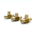 High Precision Cnc Machining Brass Tee Connector Custom Cnc Machining Espresso Machine Part