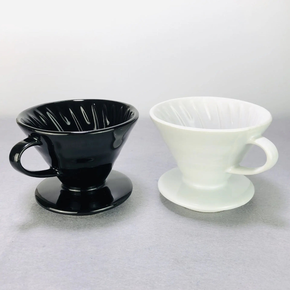Wholesale Color Colorful Ceramic Over V Shaped Coffee Drip Dripper Filter Set with Cup Stand MegaBDM