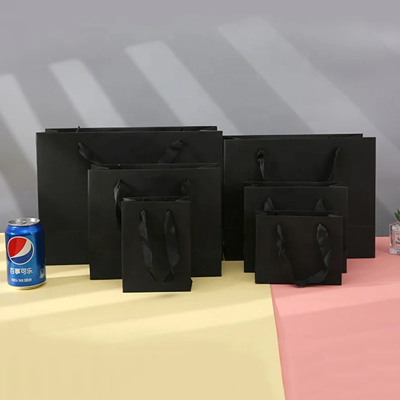 New Design Gift Paper Shopping Bag With HandleCraft Brown Custom Kraft Paper Bag Packaging Bags for Clothing