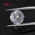 Ready Stock Fancy Special Round Cutting White Synthetic Cubic Zircon Ice Crushed Cut Cz Stone