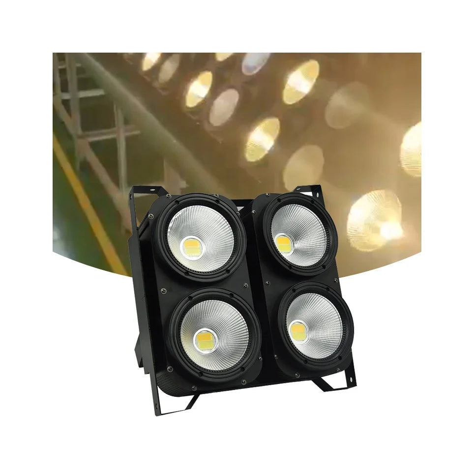 Guangzhou Wholesale Stage Dj Disco Lighting Equipment 400W 4 Eyes 4*100W COB Led Blinder Lights
