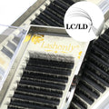 New Popular 5D Camellia Soft Eyelash Extensions Fluffy Multi-Layer Mixed Length 8-15 mm LC Curl   Customized Package