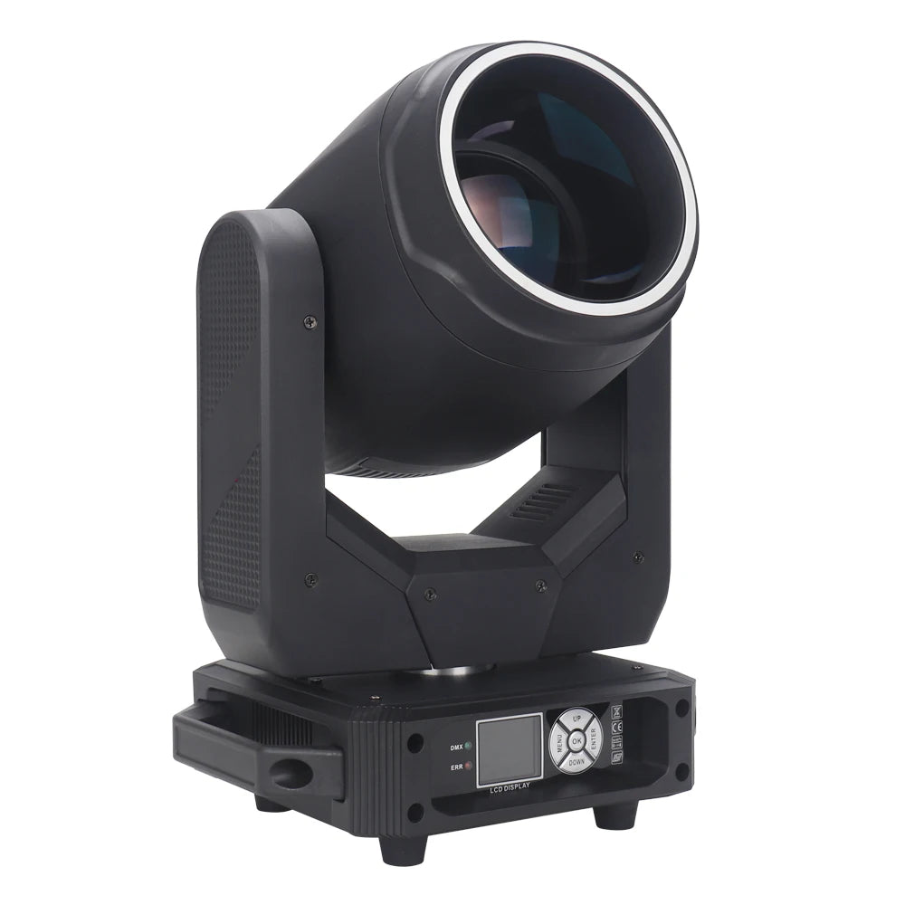 200W Led Moving Head Light 14 Colors White Light With 24 Prisms Seven Rainbow Effect Patterns