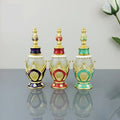 OEM Luxury Small Rose Gold Perfume Glass Bottle with Screw Cap for Skin Care Cream Face Cream Wigs 100pcs MOQ