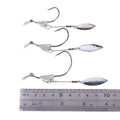 5PCS/BAG 1/0 3/0 5/0 Lead Head Fishing High Carbon Steel Circle Fishing Hooks