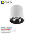 IP65 Aluminum Modern Down Light Waterproof Suspended Lamp Pendant COB LED Spotlight 4000K 15W Surface Mounted for Indoor Use