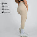 Custom Logo Latest Wholesale Outdoor Running Gym Yoga High Waist Pants High Elasticity Push up Fitness Shorts for Women