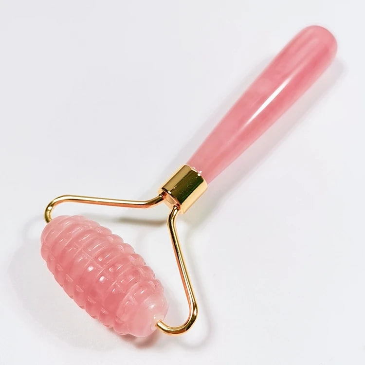 DIY Professional Factory Genuine Face Roller Visage En Quartz Rose Veritable