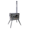 2025 Outdoor Stove Stainless Steel Portable Camping Stove With Pipe for Vented Tent Cooking