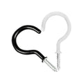 Steel Plastic Coated Cup Hook Screw Metric Sizes Tapping Screw Ceiling Hanging Display Hooks