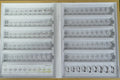 10 Shapes 90 Sizes Reference Chart Crushed Ice Cut Cubic Zirconia Comparison Chart Acrylic Plate Setting Diamond Dealer Tools