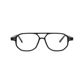 Wholesale Luxury Square Acetate Unisex Double Bridge Diamond Face Shape Eyeglasses Frames for Reading Glasses