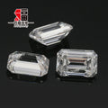 Baifu Jewelry Top Clarity VVS DEF White Loose Emerald Cut Moissanite Diamond