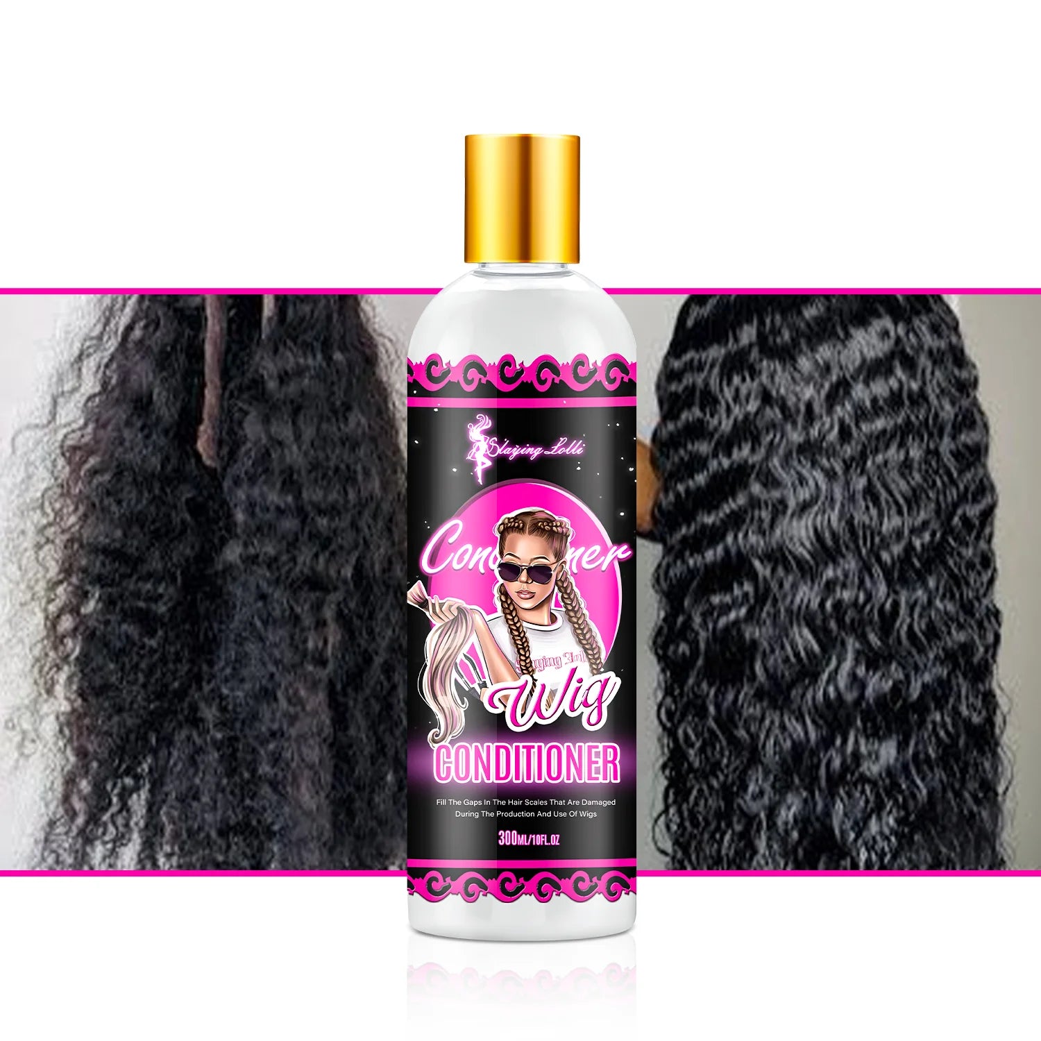 Revitalizing Conditioner Sulfate-Free Deep Detangling Conditioning Hair Care for Synthetic & Natural Hair Wigs