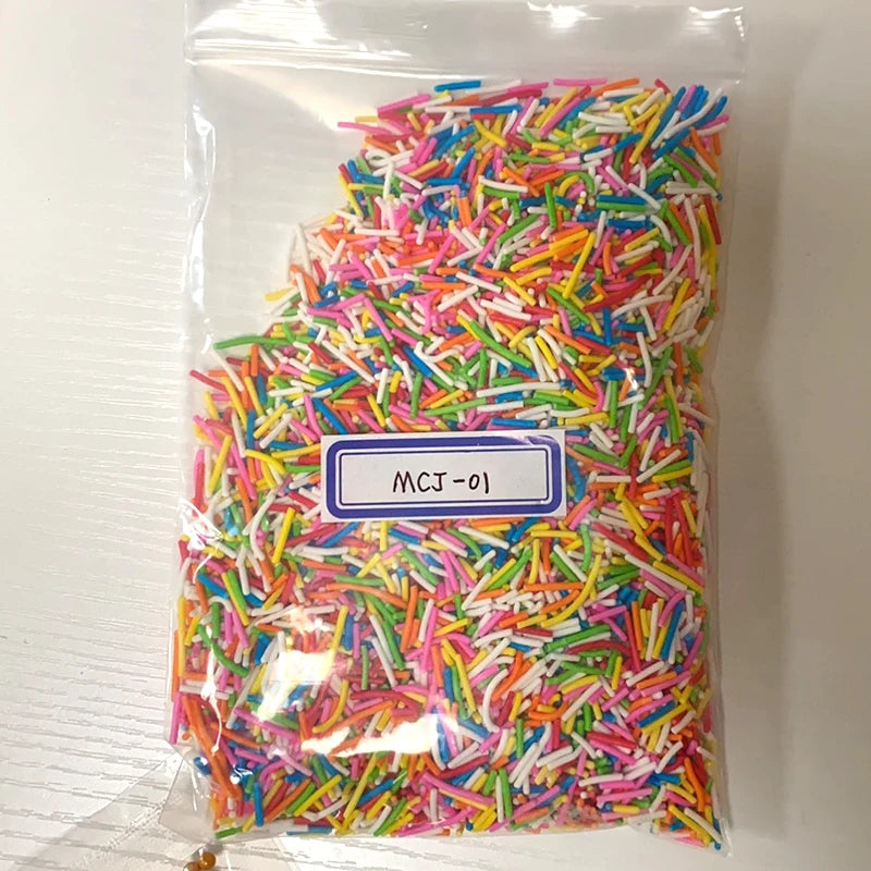 7mm Food Grade Solid Sprinkles Cake Toppers for Pearls Sugar Needle Bottle Packaging 1kg