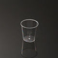 2024 Custom Printing Logo Biodegradable PS Plastic Clear Modern Luxury 1oz 30ml Take Away Shots Cups Saucers Party 3g