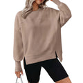 Wholesale Autumn Winter Clothes Pullover Hoodie Ladies Long Sleeve Tops Casual Loose Solid Color Sweatshirt
