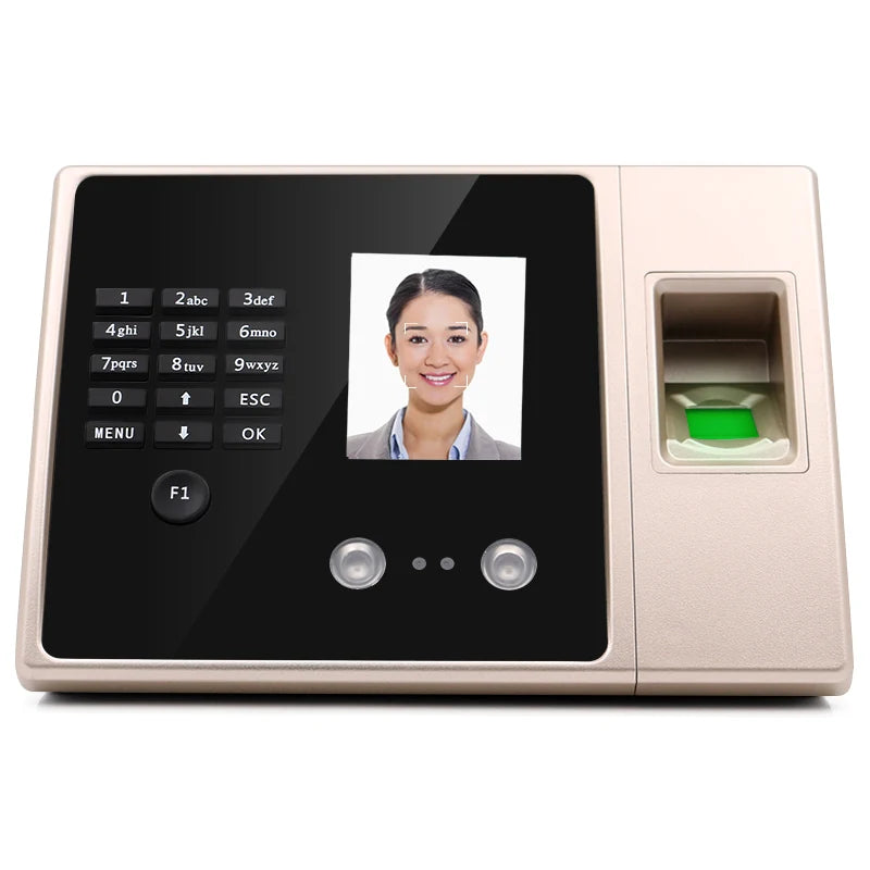 Time Clocks for Small BusinessClock in and Out Machine for EmployeesWork Attendance Machine with Face RecognitionFingerprint