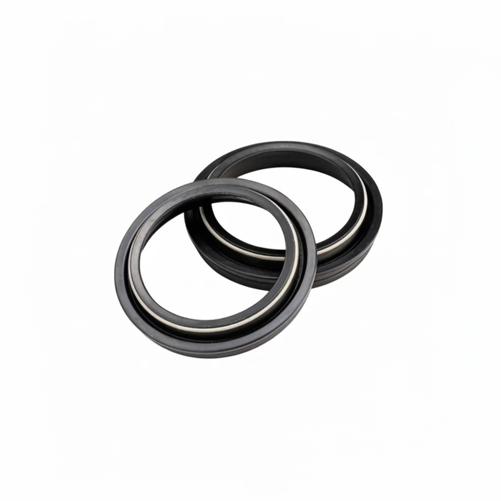 Showa Fork Dust Seals for Husqvarna TC 250 14-24 Skeleton Oil Seal FKM Style Silicone Material for Pump Mechanical Applications