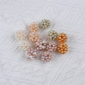 Colorful Pearl Ball-flower Potato Beads Handmade Earrings Pendant Accessories